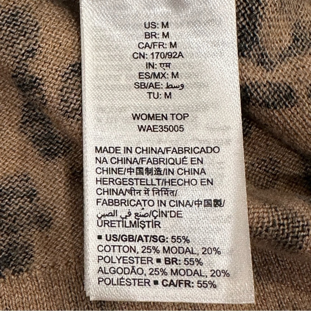 Amazon Essentials Classic Leopard Animal Print V-… - image 4